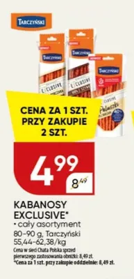 Kabanosy Exclusive Tarczyński promocja w Chata Polska