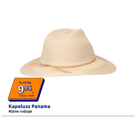 Kapelusz Panama promocja w Action