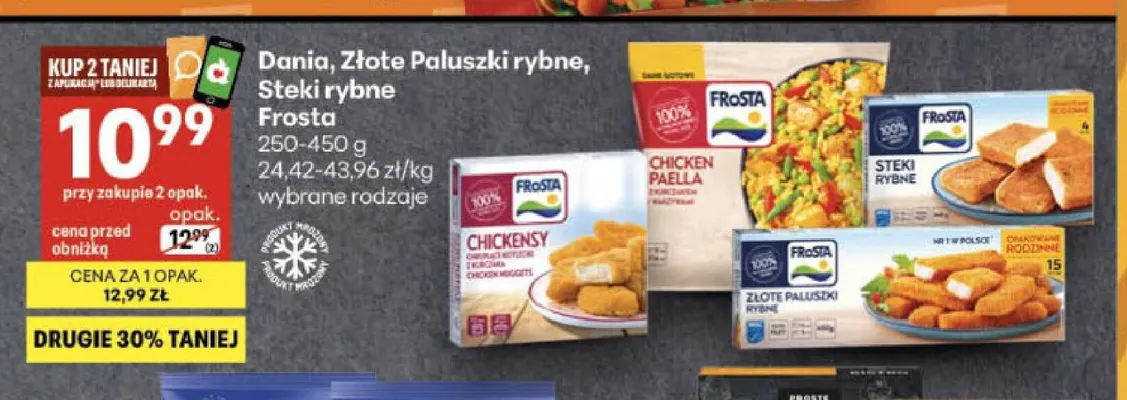 Dania Frosta promocja w Delikatesy Centrum