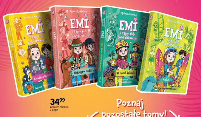 Książka Emi i Tajny Klub Superdziewczyn Na dwóch kółkach promocja w Empik