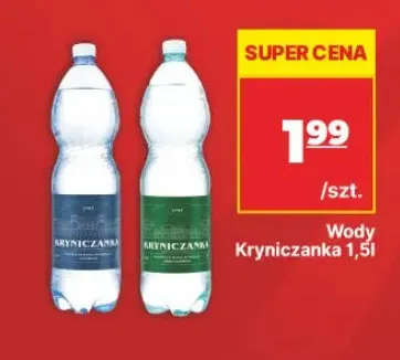 Woda Kryniczanka promocja w API Market
