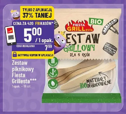 Zestaw piknikowy Fiesta Grillesta promocja w POLOmarket