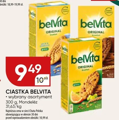 Ciastka Belvita promocja w Chata Polska