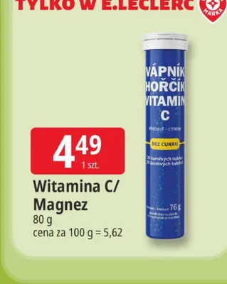 Witamina C / Magnez promocja w Leclerc