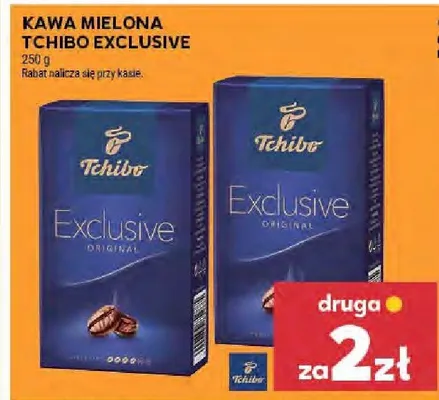Kawa mielona tchibo exclusive promocja w Stokrotka
