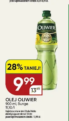 Olej rzepakowy Oliwier promocja w Chata Polska