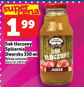 Sok tłoczony Spiżarnia jabłko promocja w TOPAZ