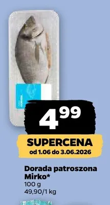 Dorada patroszona Mirko promocja w Netto