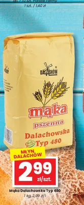 Mąka pszenna Dalachowska Typ 480 promocja w emma MARKET