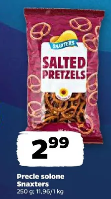 Precle solone Snaxters promocja w Netto