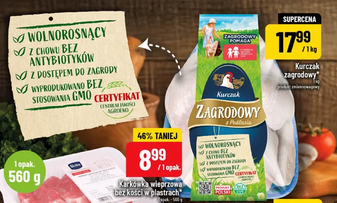 Kurczak zagrodowy Zagrodowy z Podlasia promocja w POLOmarket