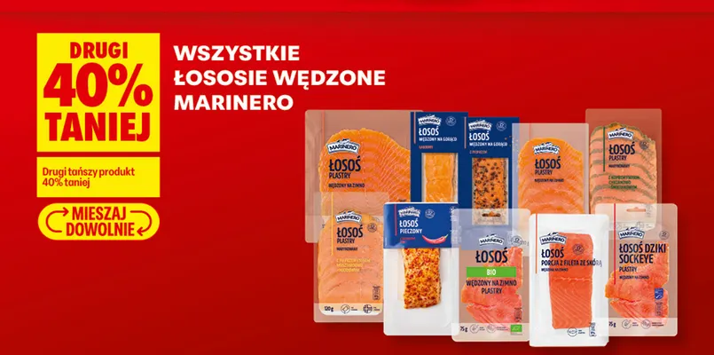 Łosoś pieczony Marinero promocja w Biedronka