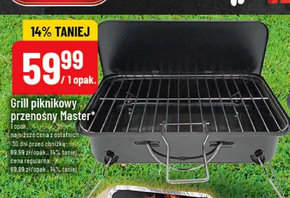 Grill piknikowy przenośny Master promocja w POLOmarket