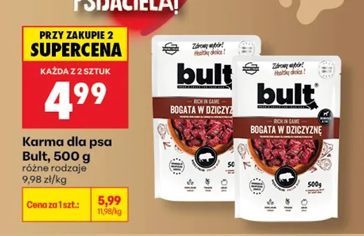 Karma dla psa Bult bogata w dziczyznę promocja w Biedronka