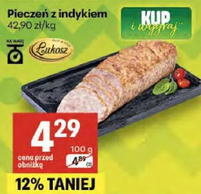 Pieczeń z indykiem promocja w Delikatesy Centrum