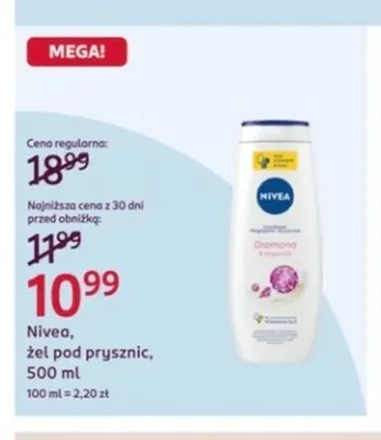 Żel pod prysznic Nivea Diamond promocja w Rossmann