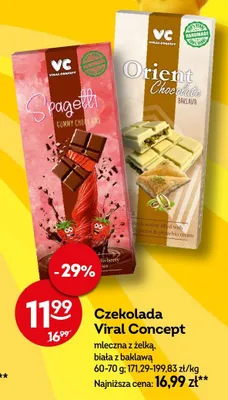 Czekolada Viral Concept mleczna z żelką promocja w Żabka