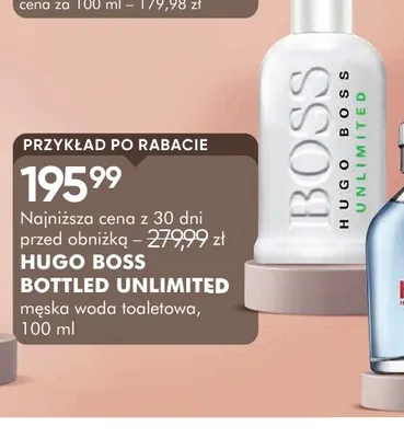Woda toaletowa męska Hugo Boss Bottled Unlimited promocja w Super-Pharm