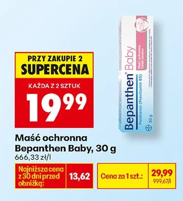Maść ochronna Bepanthen Baby promocja w Biedronka