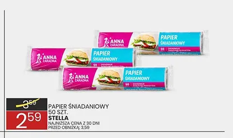 Papier śniadaniowy Stella promocja w Wafelek