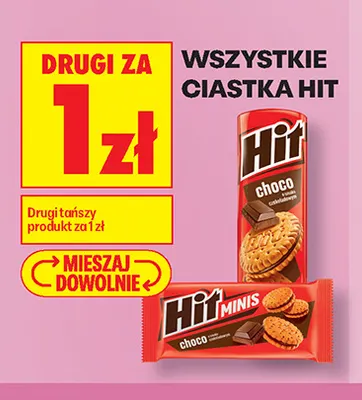 Ciastka Hit Minis choco promocja w Biedronka