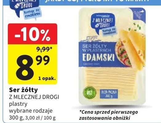 Ser żółty plastry wybrane rodzaje promocja w Intermarche