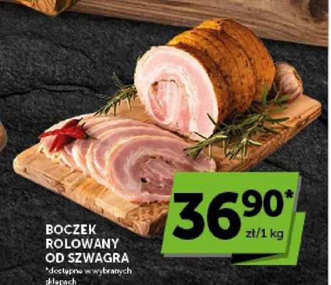 Boczek rolowany Od Szwagra promocja w Groszek