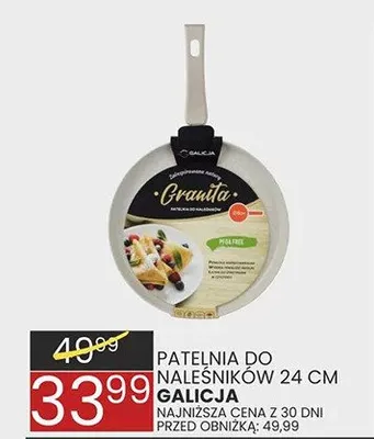 Patelnia do naleśników 24 cm promocja w Wafelek
