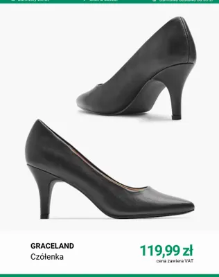 Czółenka Graceland promocja w Deichmann