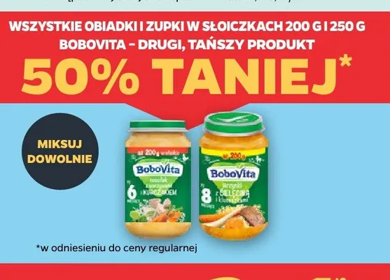 Obiadek BoboVita Jarzynka z cielęciną promocja w Netto