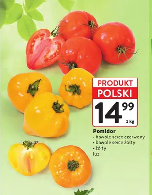 Pomidor żółty luz promocja w Intermarche