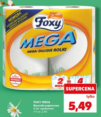 Ręczniki papierowe mega-długie rolki promocja w Kaufland