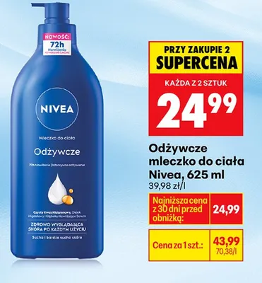 Odżywcze mleczko do ciała promocja w Biedronka