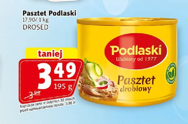 Pasztet drobiowy Podlaski promocja w Prim Market