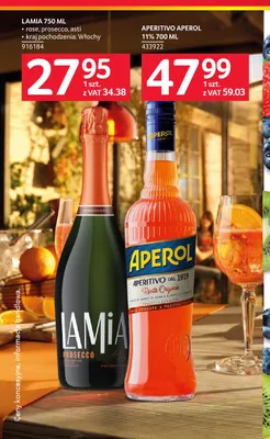 Wino musujące Lamia Rose promocja w Selgros