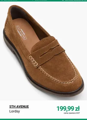 Buty lordsy 5th Avenue promocja w Deichmann