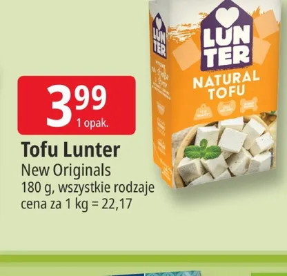 Tofu Lunter promocja w Leclerc