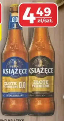 Piwo lager 0% złote pszeniczne promocja w Top Market
