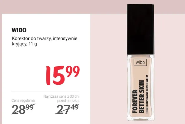 Korektor do twarzy intensywnie kryjący promocja w Rossmann