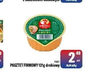 Pasztet firmowy Profi drobiowy promocja w Tomi Markt