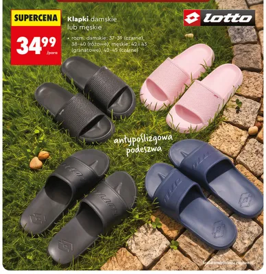 Klapki męskie Lotto promocja w Biedronka