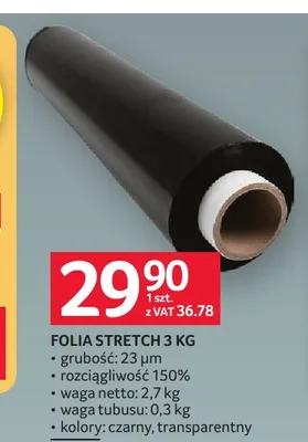 Folia stretch promocja w Selgros