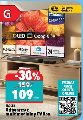 Odtwarzacz multimedialny TV Box Tracer promocja w Biedronka Home