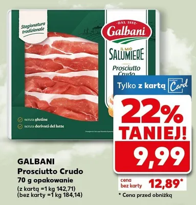 Prosciutto crudo promocja w Kaufland