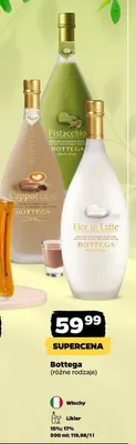 Likier Bottega Fior di Latte promocja w Netto