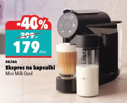 Ekspres na kapsułki Mini Milk Qool promocja w Biedronka Home