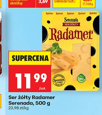 Ser żółty Radamer Serenada promocja w Biedronka