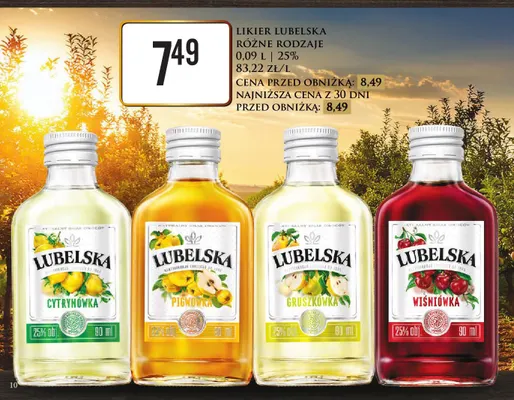 Likier Lubelska cytrynówka promocja w Dino