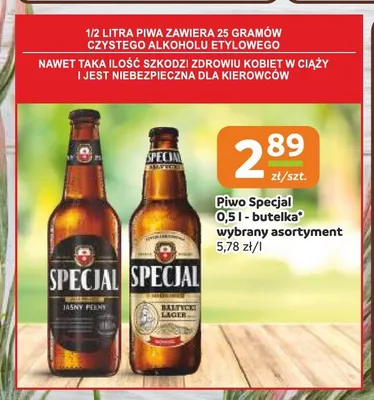 Piwo Specjal Jasny Pełny promocja w Gama