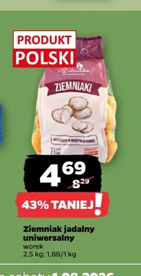 Ziemniak jadalny uniwersalny promocja w Netto